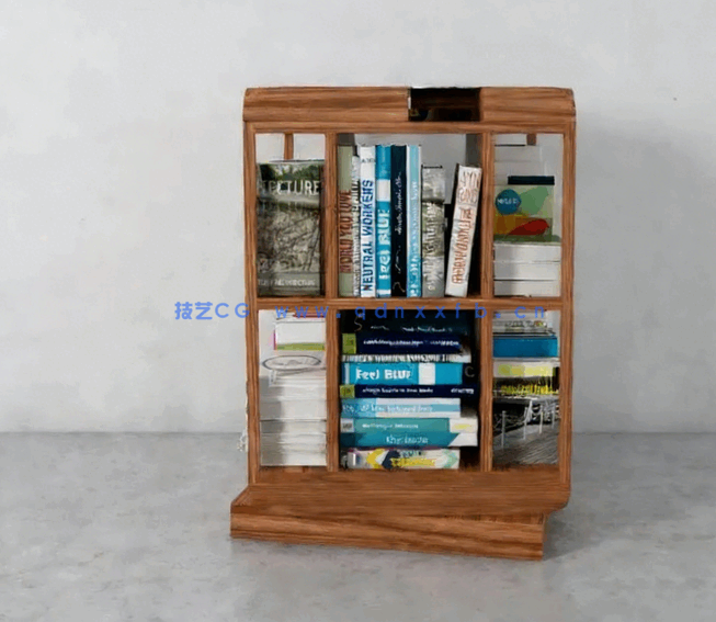  Evermotion Archmodels vol. 179书柜模型(图6)