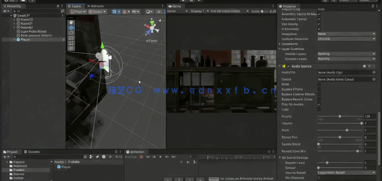 Unity与C#3D解谜逃脱游戏制作工作流程视频教程(图5)