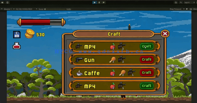 Unity横板射击游戏制作流程视频教程(图3)