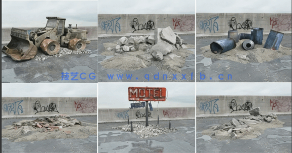 废墟/废弃楼/毁坏的汽车(图2)