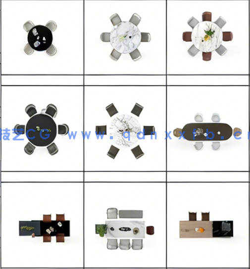 全新CAD网红家具【拟物写实PNG】(图3)