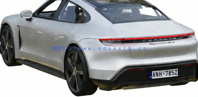 现代保时捷汽车 跑车 3D模型(图2)