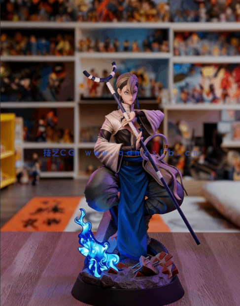 [3D打印人物] 赞卡·尼吉库Zanka Nijiku《废渊战鬼 咔嗒咔嗒》动漫角色雕刻手(图2)