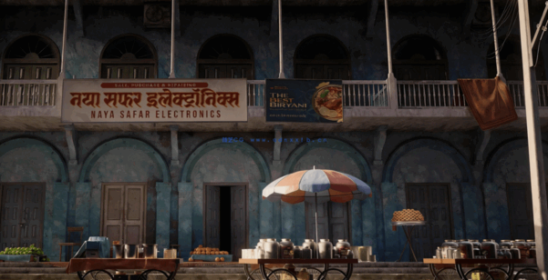 [建筑景观] 印度首都新德里城市建筑环境场景3D模型合集(图1)