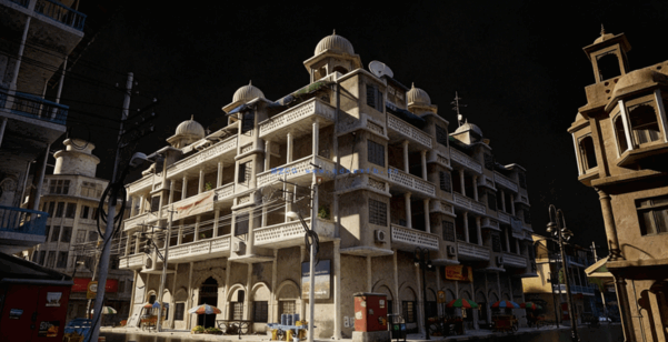 [建筑景观] 印度首都新德里城市建筑环境场景3D模型合集(图4)