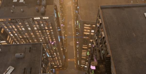 [建筑景观] Blender赛博朋克未来科技数字城市建筑环境场景3D模型 Icity插件(图4)