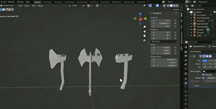 Blender程序化武器制作技术视频教程 (图2)