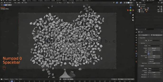 Blender咖啡广告完整实例制作流程视频教程(图5)