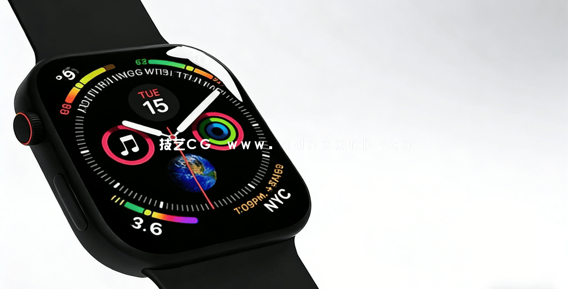 Blender苹果手表iwatch实例制作视频教程(图2)