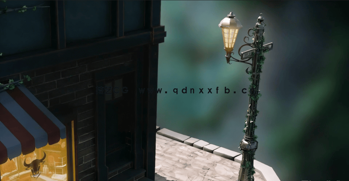 Blender 4几何节点藤蔓植物实例制作视频教程(图5)