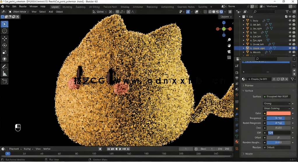  Blender逼真毛绒皮卡丘完整实例制作流程视频教程(图2)