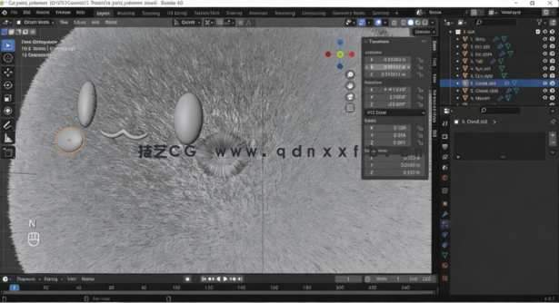 Blender逼真毛绒皮卡丘完整实例制作流程视频教程(图4)