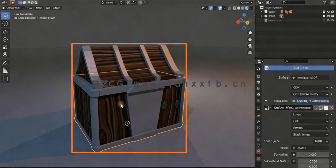 Blender三维建模与动画制作初学者入门训练视频教程(图4)
