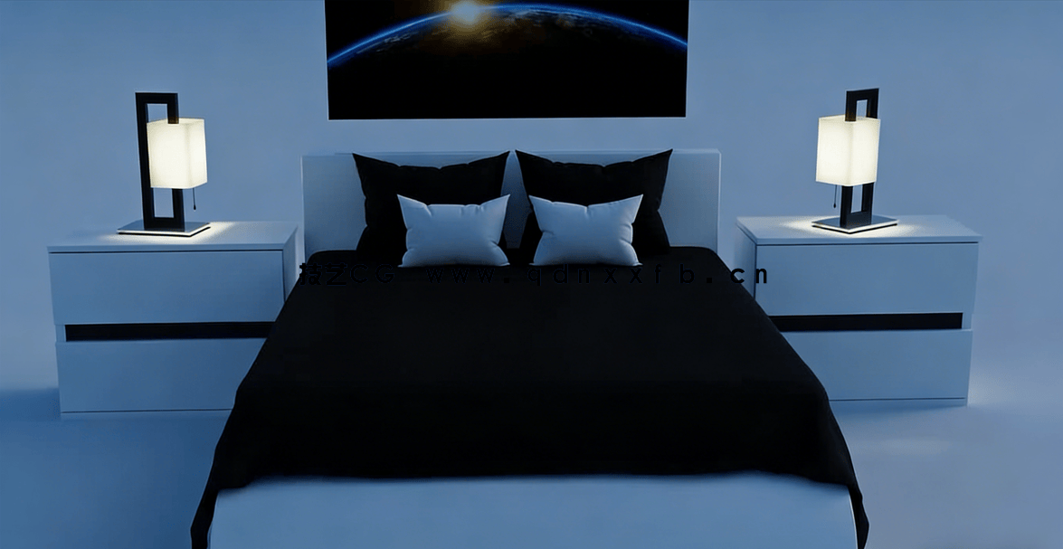 Blender现代房屋建筑室内外场景完整制作流程视频教程 (图2)