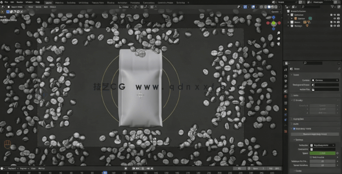Blender巧克力饼干产品可视化制作大师班视频教程(图3)