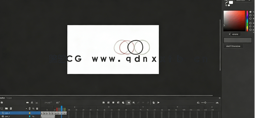 Animate初学者制作卡通动画技巧工作流程视频教程(图1)