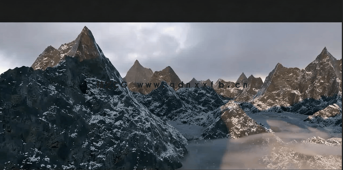 Blender逼真沙漠3D环境场景实例制作视频教程(图4)