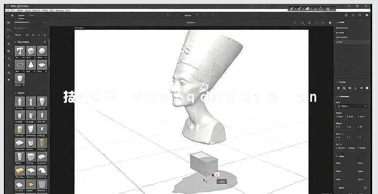 Adobe Dimension创建3D艺术品实例制作视频教程(图4)