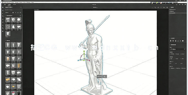 Adobe Dimension创建3D艺术品实例制作视频教程(图3)