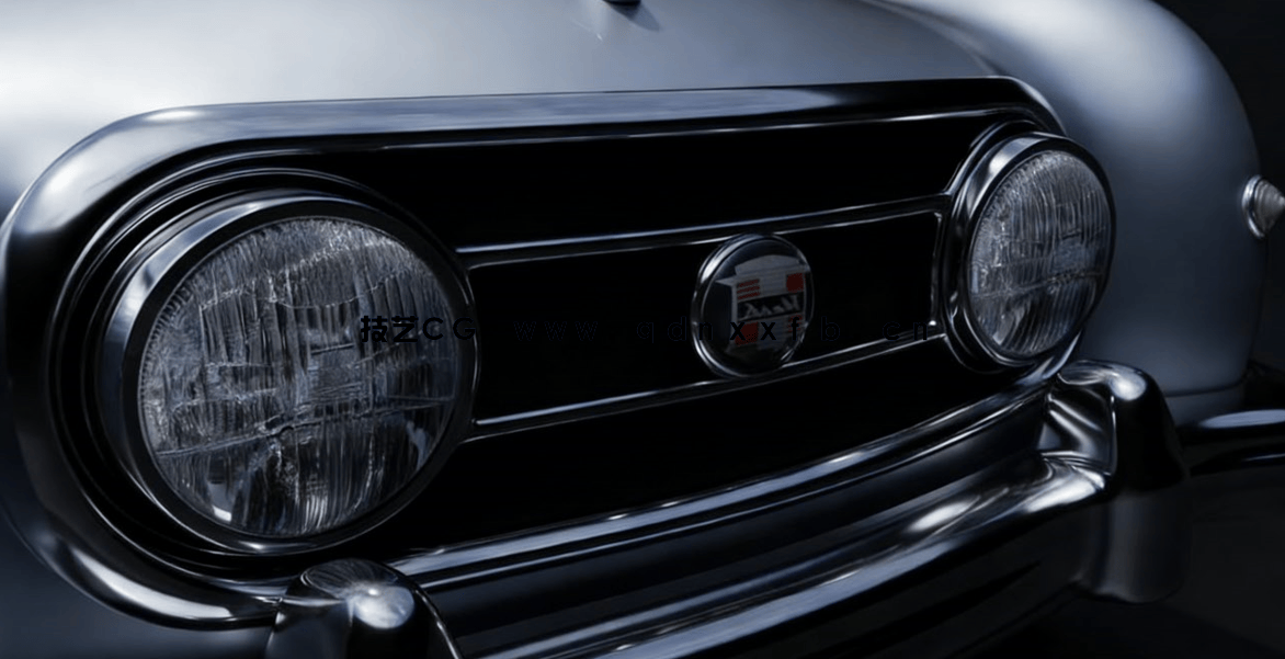 Blender 3.0复古老爷车完整制作工作流程视频教程 (图2)