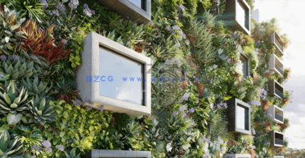 植物墙植物3D模型 Globe Plants – Bundle 47(图5)