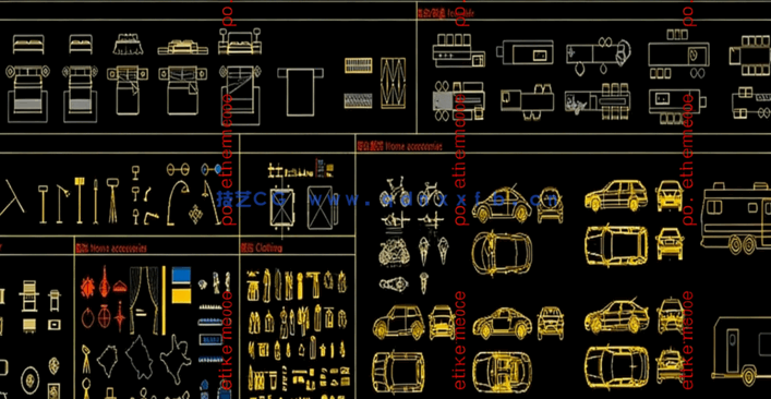 2023新款家具CAD动态图库(图1)