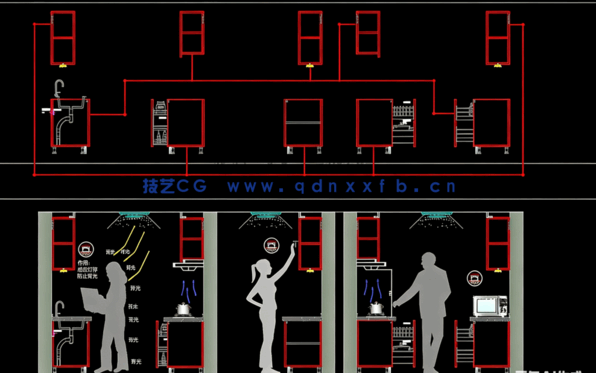 CAD橱柜动态块CAD图块图库(图5)