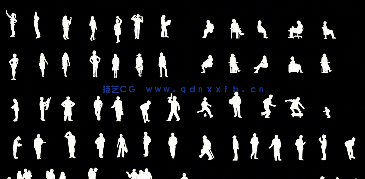 CAD人物动态块模型CAD素材(图2)