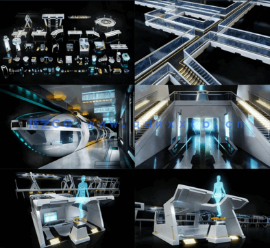 Kitbash3D –道具：高科技街(图3)