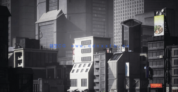 Kitbash3D-Neo Tokyo 2[新东京建筑]/城市 高楼大厦 建筑 3d模型(图5)