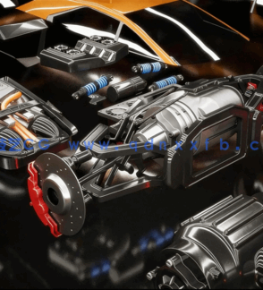 Kitbash3D-Vehicles：Supercars[交通工具：超级跑车 概念3d模型](图4)