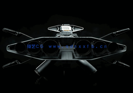 Kitbash3D-Vehicles：Spaceships[交通工具：宇宙飞船3d模型]obj(图4)