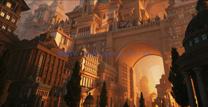 Kitbash3D-KitBash colonial殖民建筑(图1)