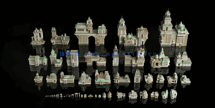 Kitbash3D-KitBash colonial殖民建筑(图2)