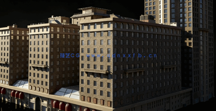 Kitbash3D-Los Angeles[洛杉矶建筑3D模型](图4)