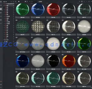 VR官方材质库整理-支持完美导入BM&PM素材管理器（560个）(图1)