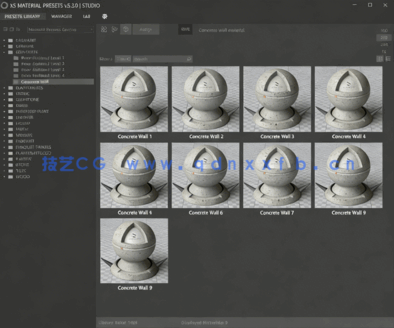 SIGERSHADERS XS Material Presets Studio v5.30(图2)