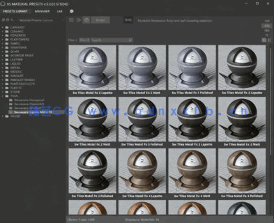 SIGERSHADERS XS Material Presets Studio v5.30(图5)