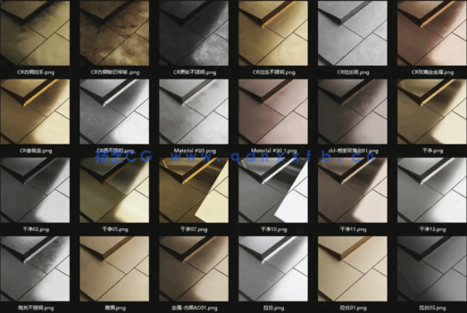 58个高品质金属corona材质(图1)