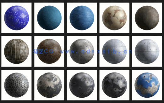 VR材质库(PBR材质)Vol.21-Vol.25(图2) VR材质库(PBR材质)Vol.21-Vol.25(图2)