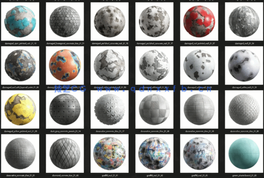 VR材质库(PBR材质)Vol.21-Vol.25(图3) VR材质库(PBR材质)Vol.21-Vol.25(图3)