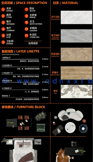 全新CAD网红家具【拟物写实PNG】图库 / CAD拟物彩平图模板(图4)