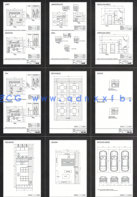 室内人体工程学CAD合集(图5)