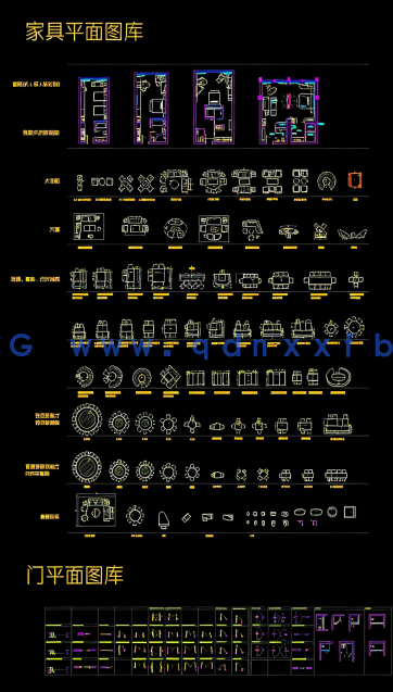 酒店设计专用平面CAD图库(图4)