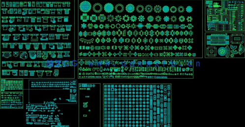 家居用品CAD图库家装工装图库整理大全综合图库(图2)