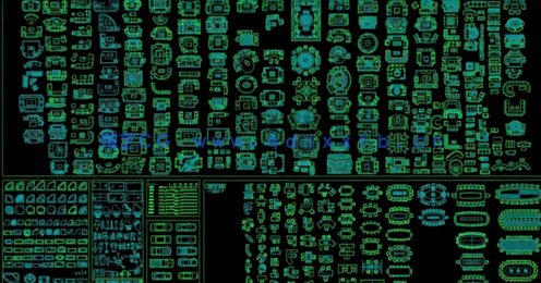 家居用品CAD图库家装工装图库整理大全综合图库(图3)