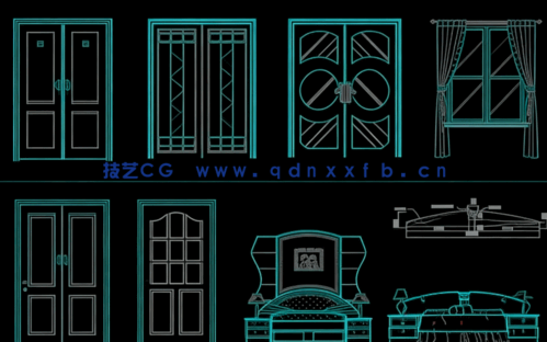 软装陈设CAD图库综合图库免费下载(图3)