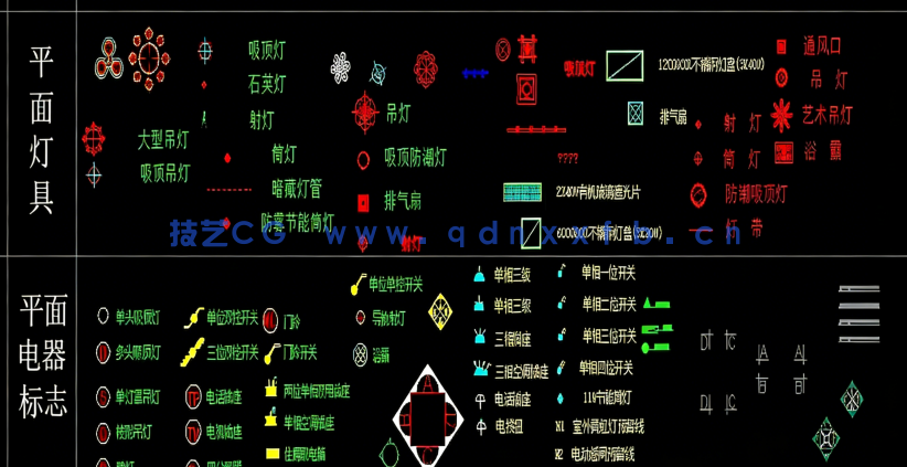 平面+立面家具图块综合图库免费下载(图2)