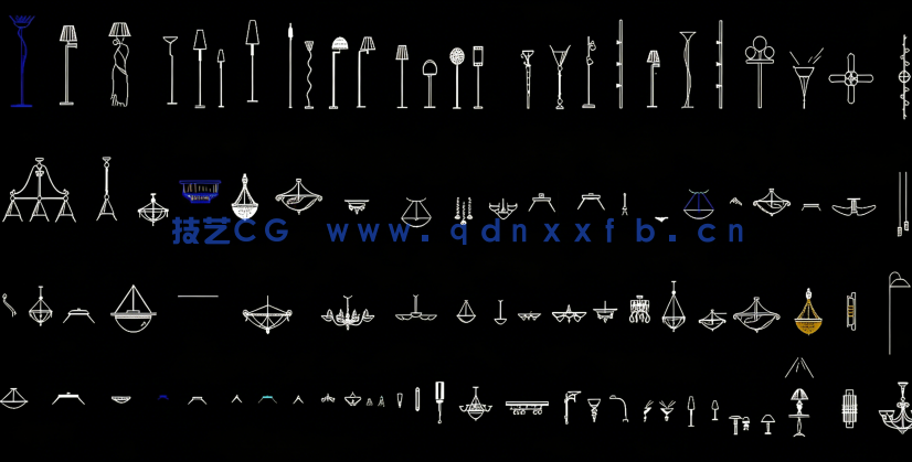 家装设计家具图块综合图库免费下载(图2)