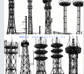 高清素材屋顶构件ROOFTOP STRUCTURES II(图2)